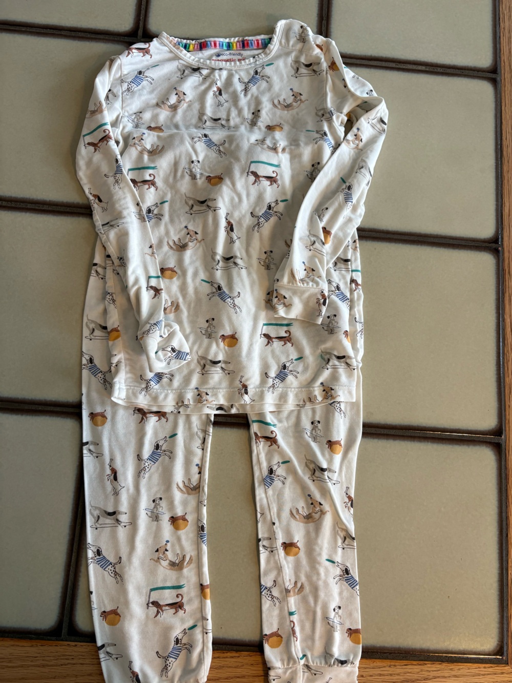 Magnetic Me 4T Pajamas with Dog Print